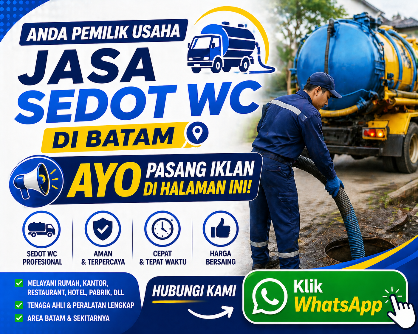 Jasa Sedot WC Batam